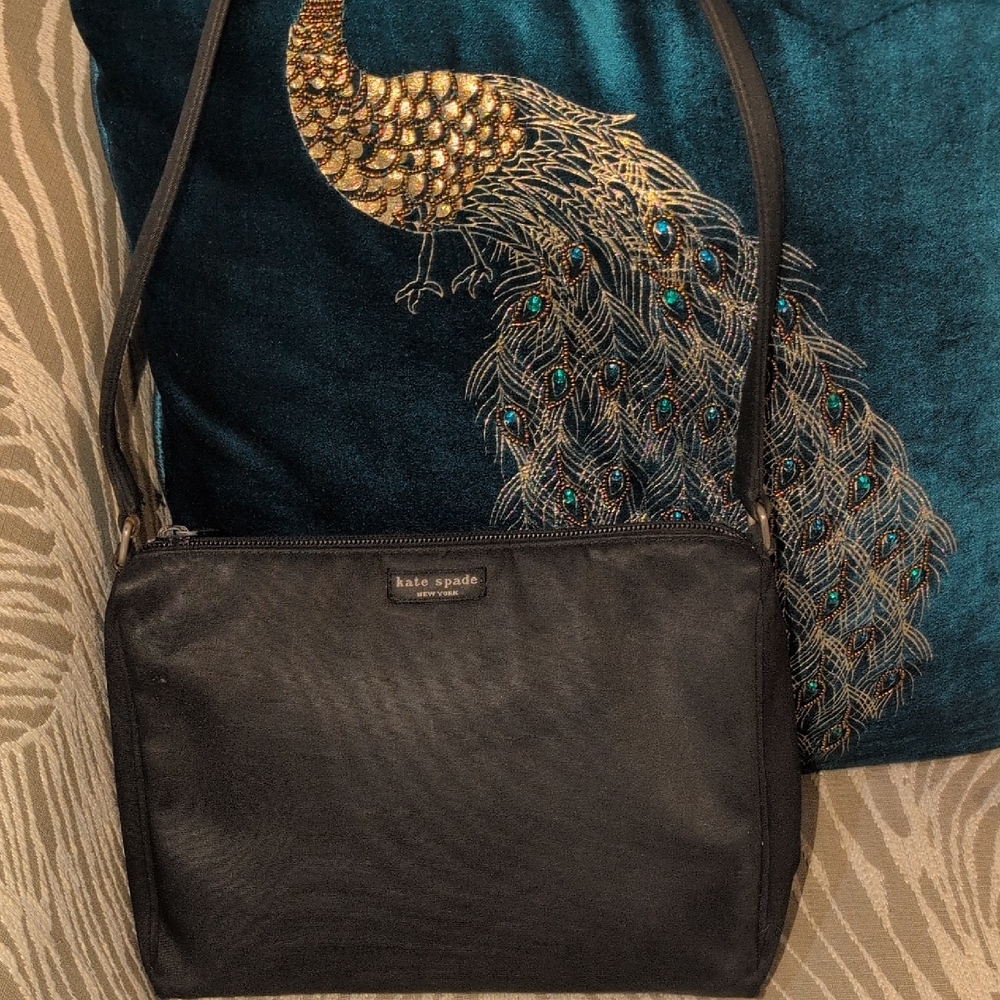 Kate Spade Black Nylon Shoulder Bag